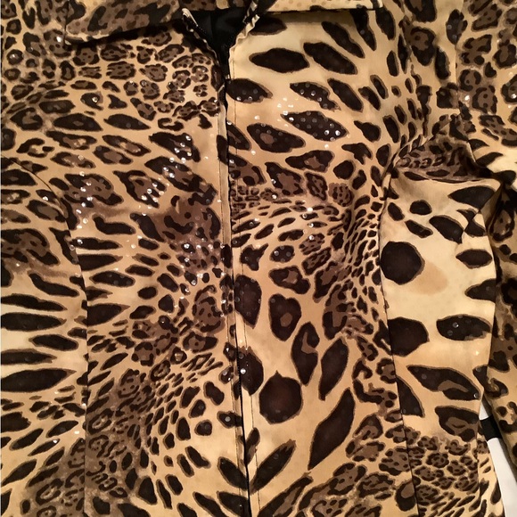Leopard sequins jacket - Picture 5 of 8
